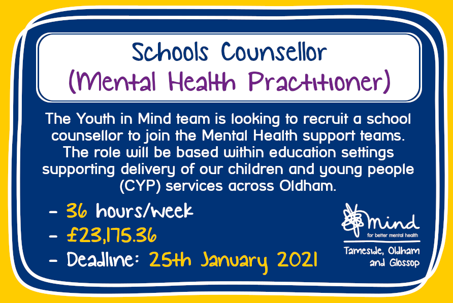 Schools Counsellor - Mental Health Practitioner