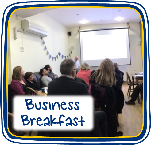 We recently held a business breakfast for local businesses to network and take part in presentations!