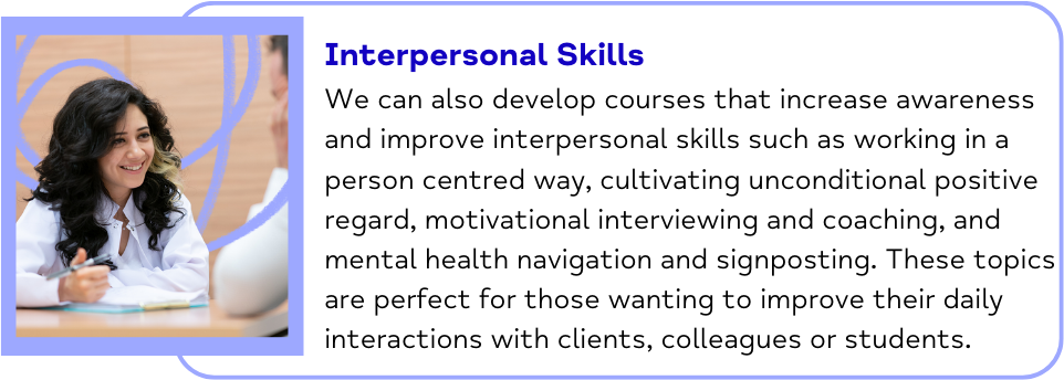 choose your topics: Interpersonal Skills