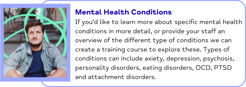 choose your topics: Mental Health Conditions