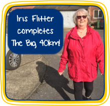 Iris Flitter completes The Big 40km!